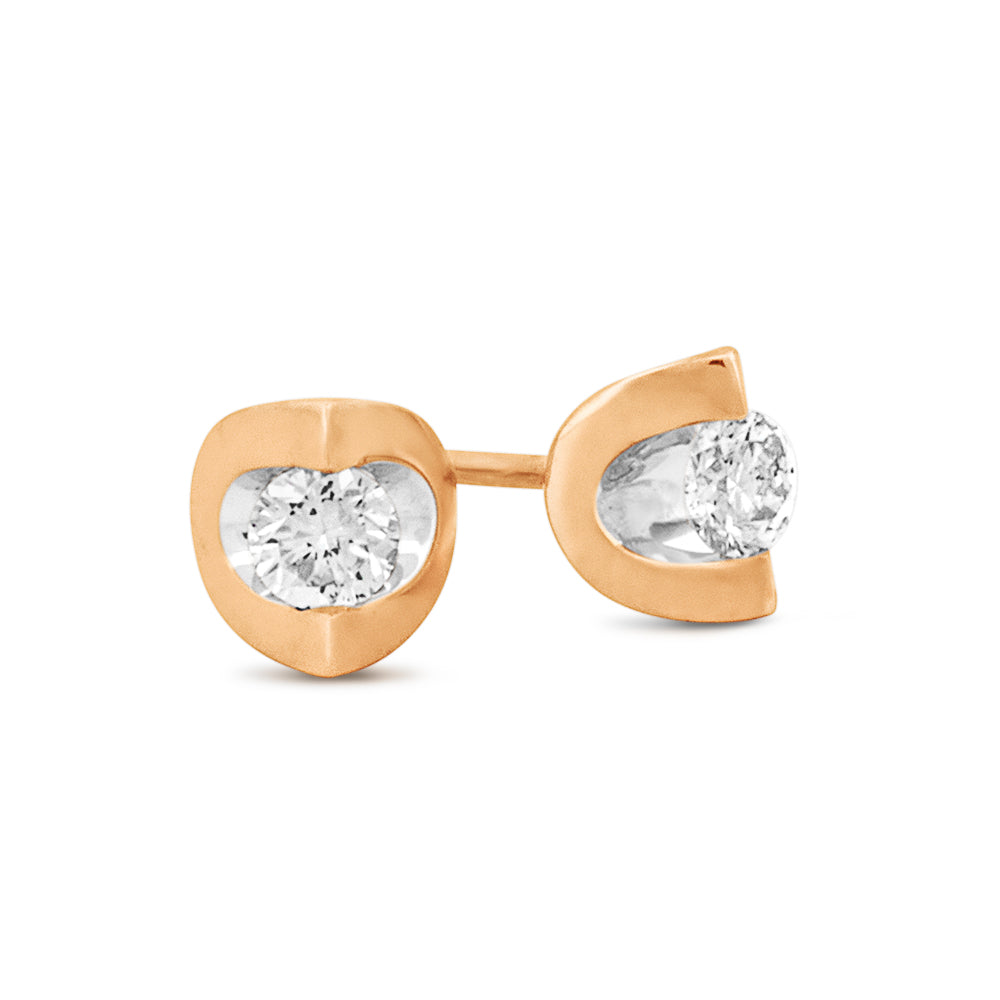 Tension-Set 0.20ctw Diamond Stud Earrings
