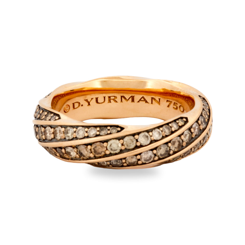 David Yurman Cognac Diamond Band
