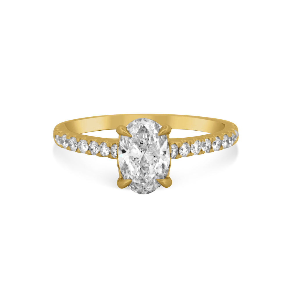 Oval Diamond Engagement Ring