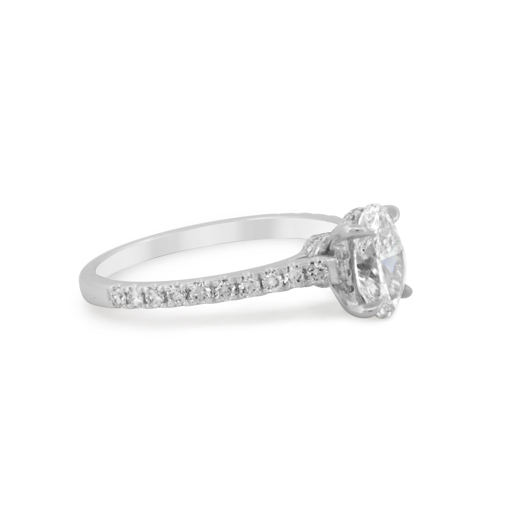 Oval Diamond Engagement Ring