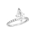 Pear Shaped Diamond Ring