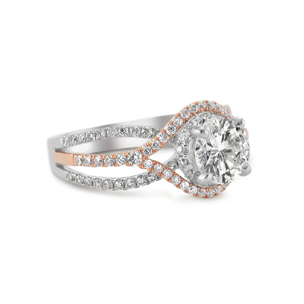 Brilliant Cut Diamond Engagement Ring