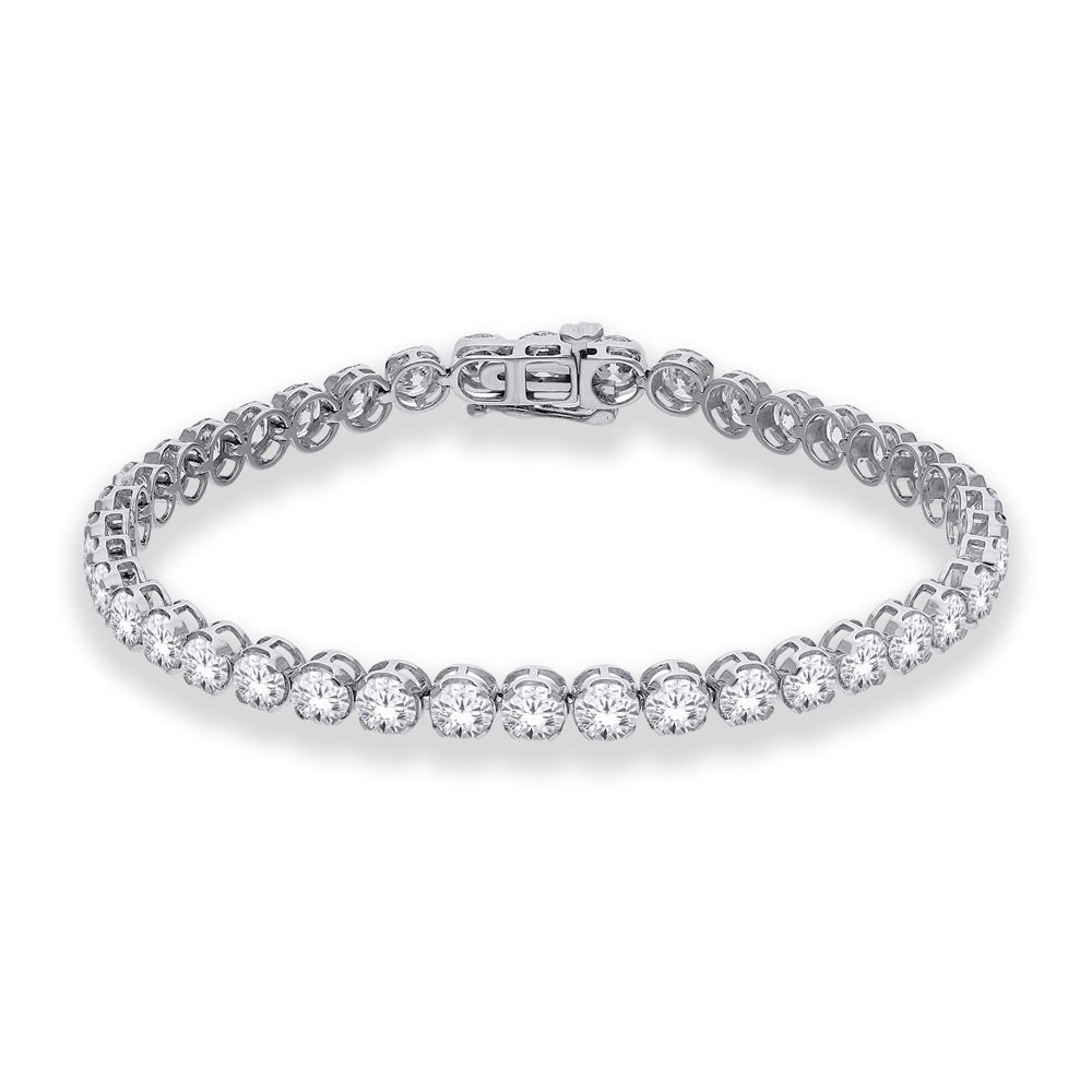 2ctw Lab-Grown Diamond Tennis Bracelet