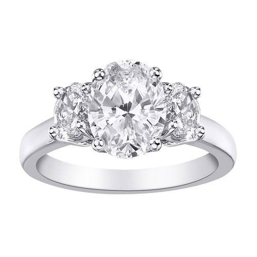 1ctw Lab-Grown Diamond Trinity Ring