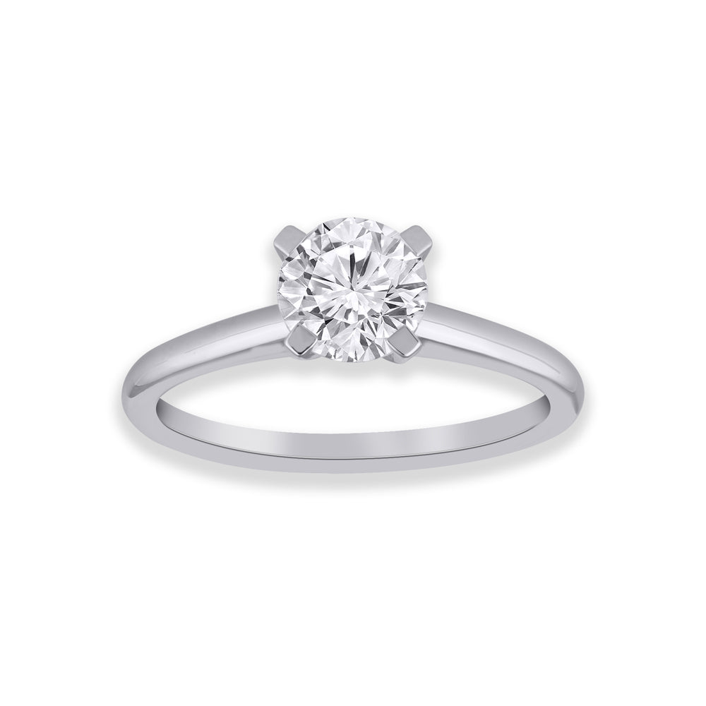 Lab-Grown Diamond Solitaire Ring