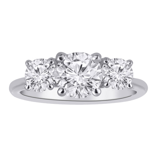 1ctw Lab-Grown Diamond Trinity Ring
