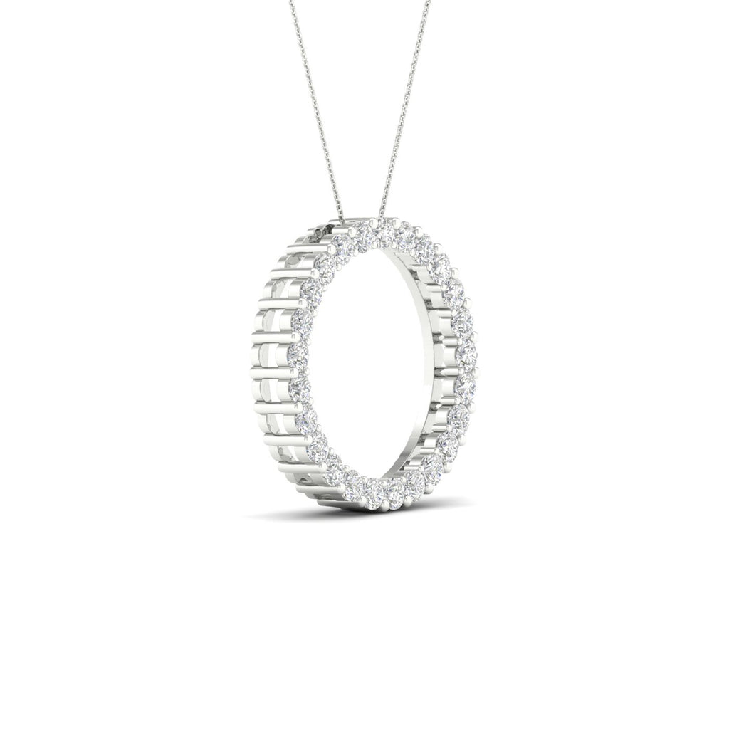 Lab-Grown Diamond Circle Necklace