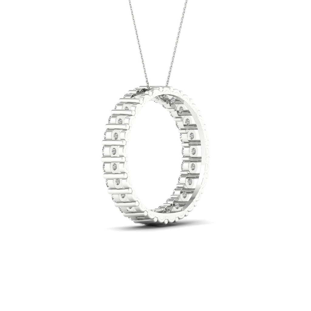 Lab-Grown Diamond Circle Necklace