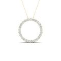 Lab-Grown Diamond Circle Necklace