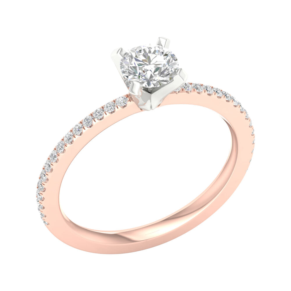 Lab-Grown Diamond Engagement Ring