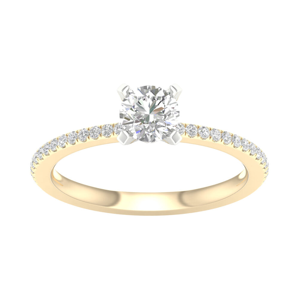 Lab-Grown Diamond Engagement Ring