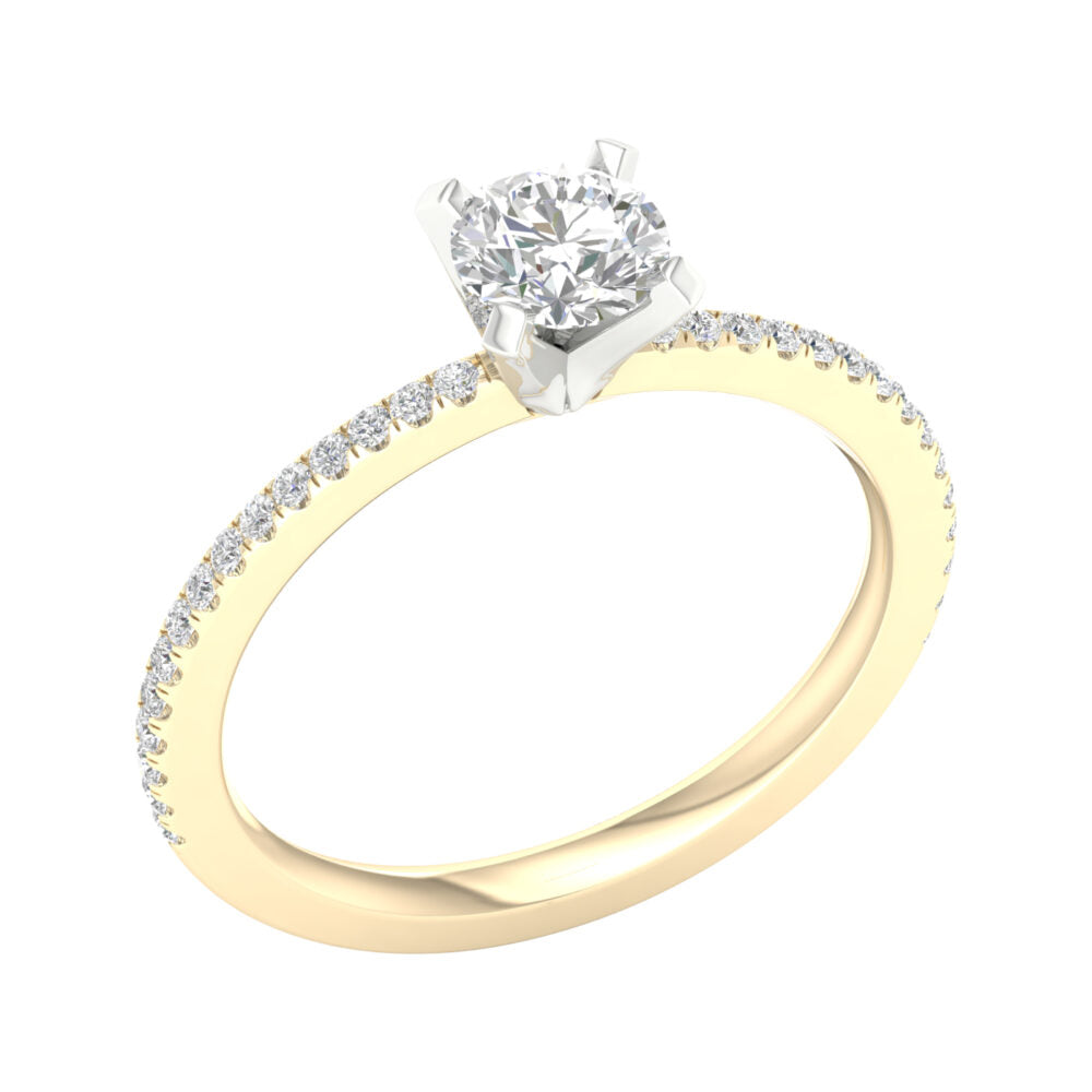Lab-Grown Diamond Engagement Ring