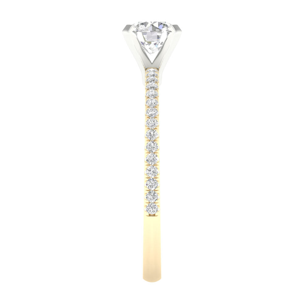 Lab-Grown Diamond Engagement Ring