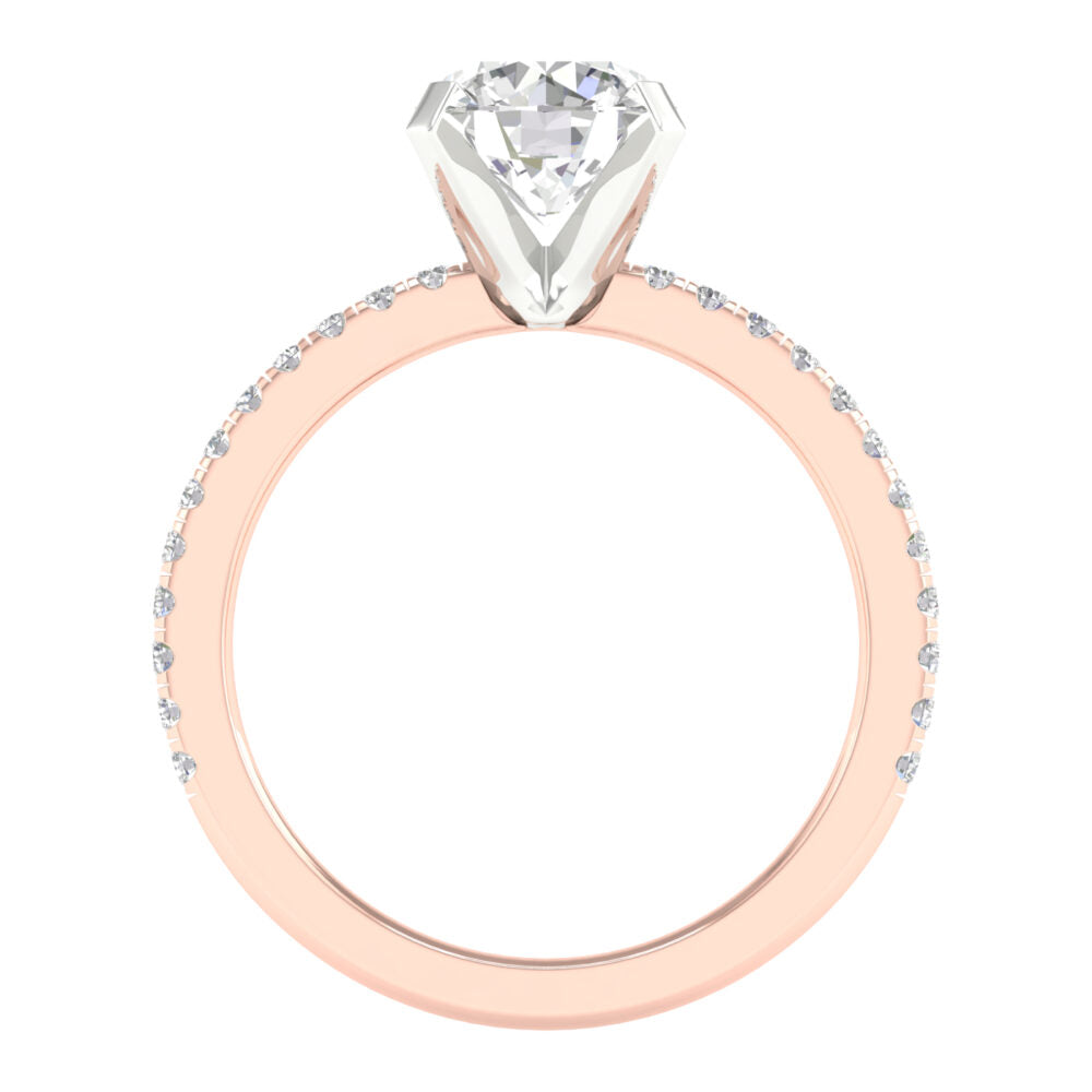 Lab-Grown Brilliant Cut Diamond Engagement Ring
