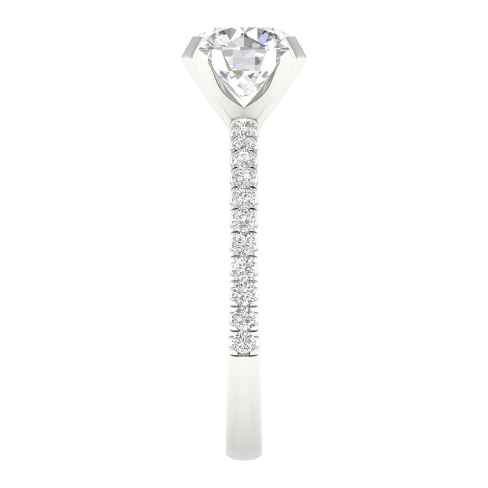 Lab-Grown Brilliant Cut Diamond Engagement Ring