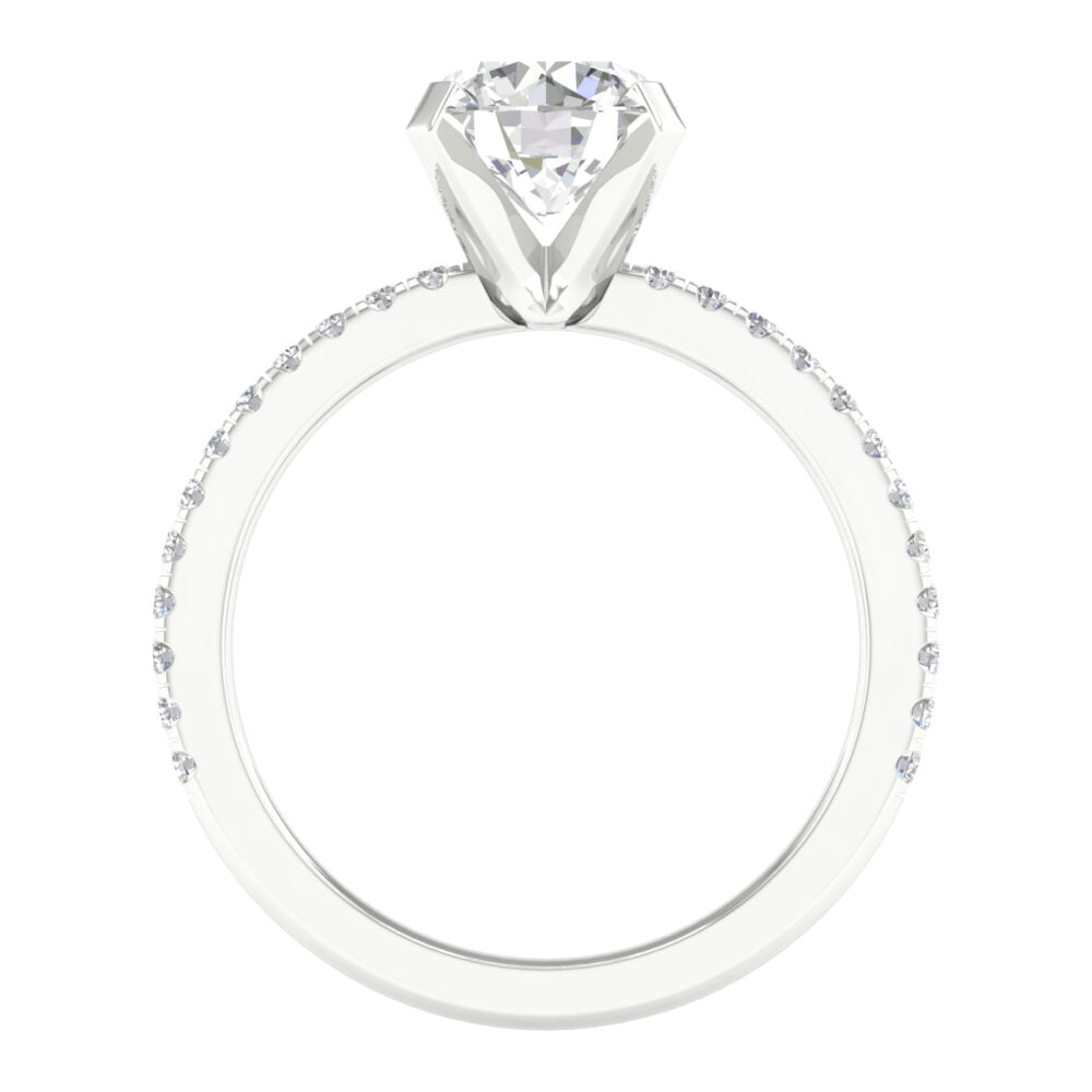 Lab-Grown Brilliant Cut Diamond Engagement Ring