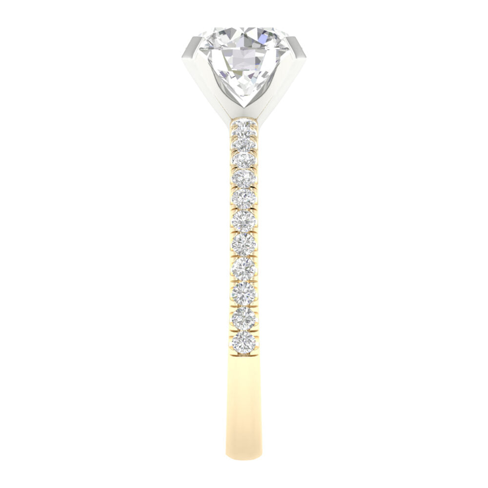 Lab-Grown Brilliant Cut Diamond Engagement Ring