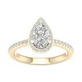 Lab-Grown Diamond Halo Engagement Ring