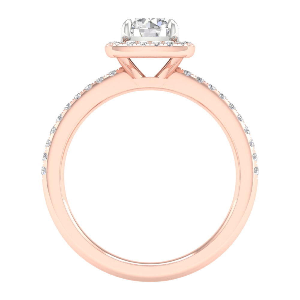 Lab-Grown Brilliant Cut Diamond Engagement Ring