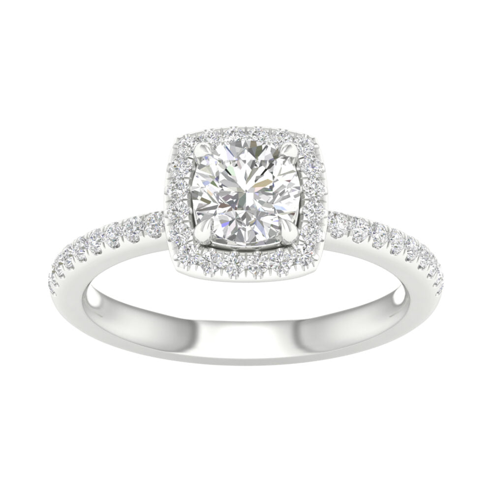 Lab-Grown Brilliant Cut Diamond Engagement Ring