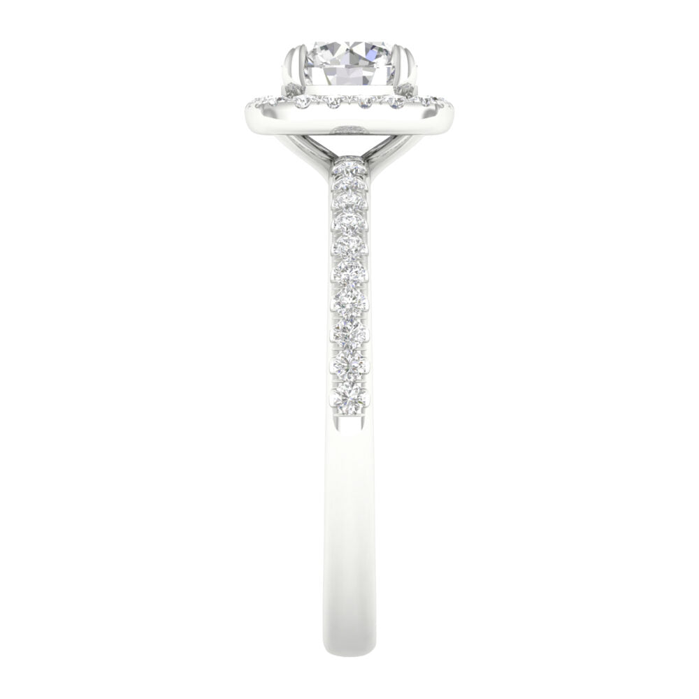 Lab-Grown Brilliant Cut Diamond Engagement Ring