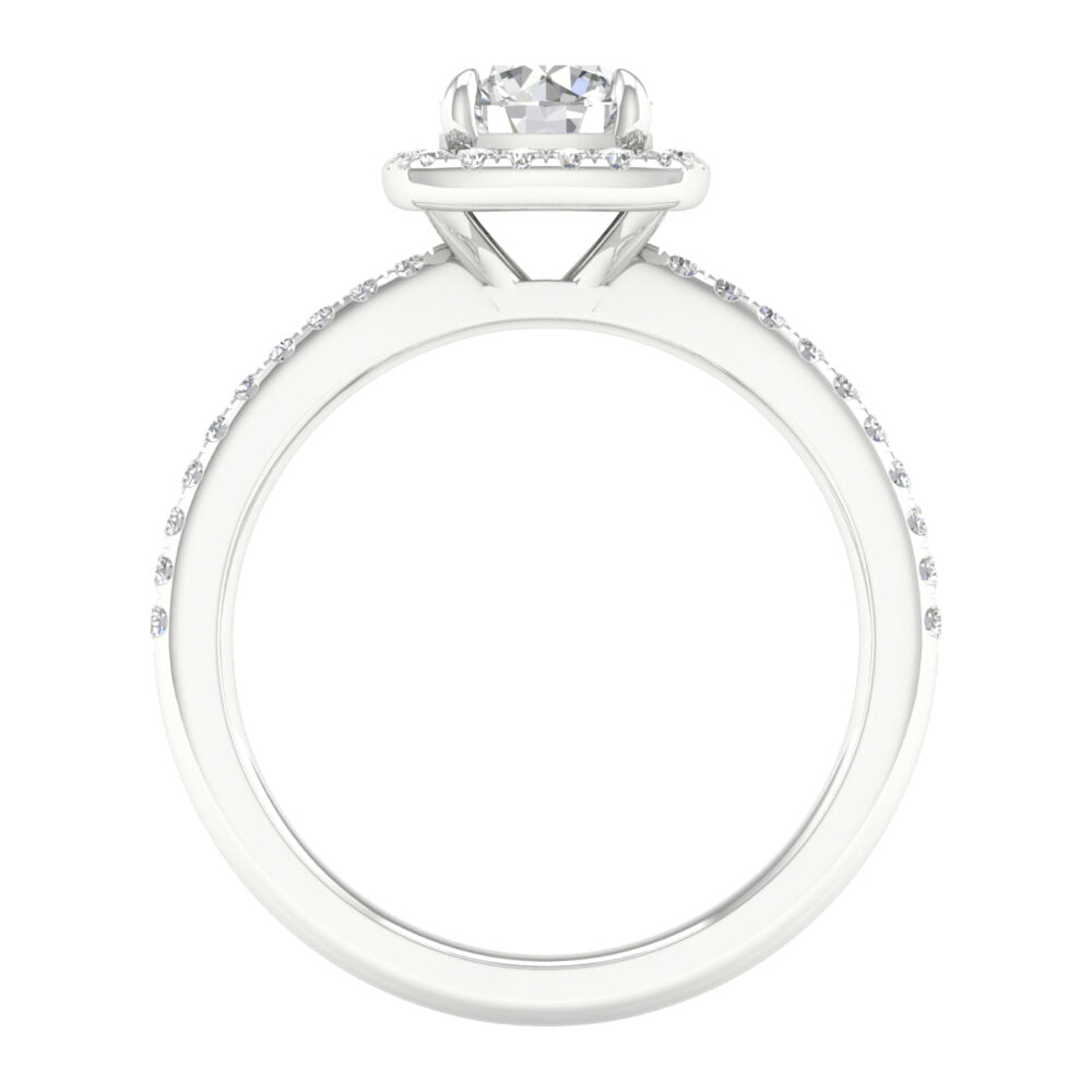 Lab-Grown Brilliant Cut Diamond Engagement Ring