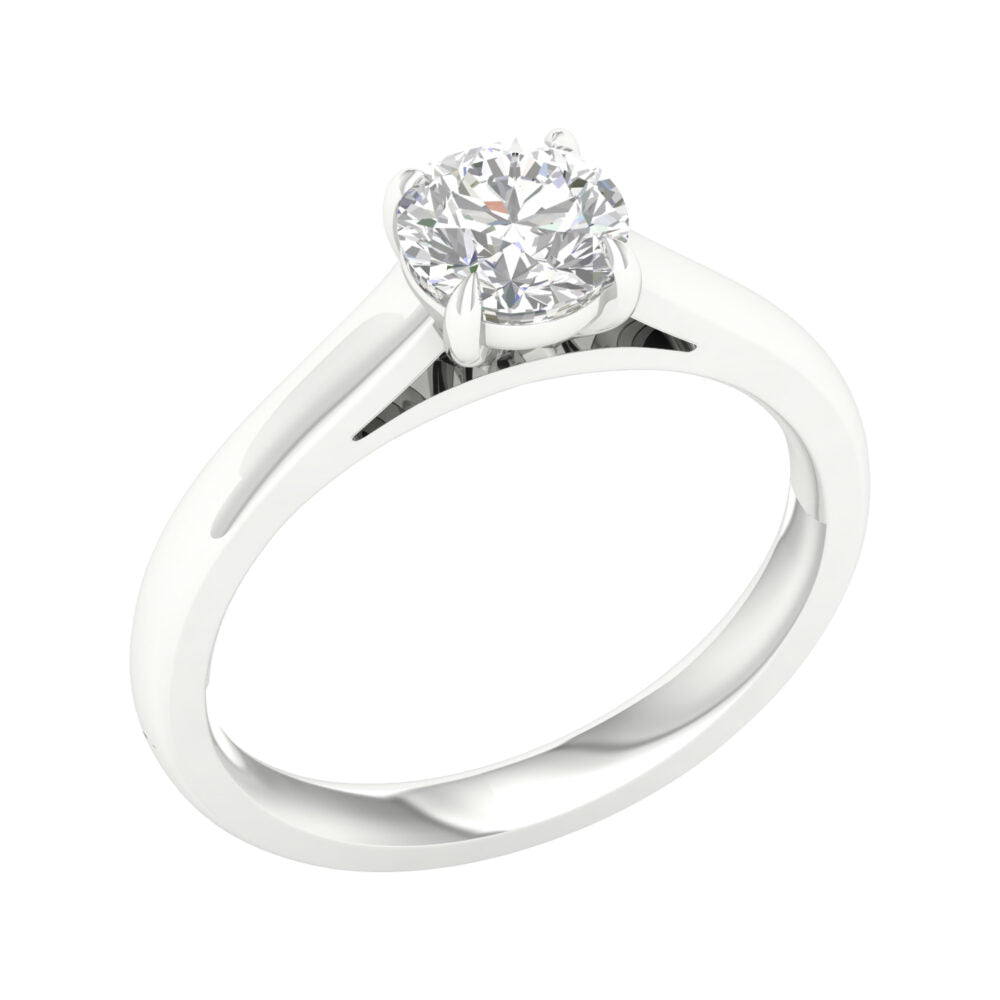 Lab-Grown Brilliant Cut Diamond Solitaire