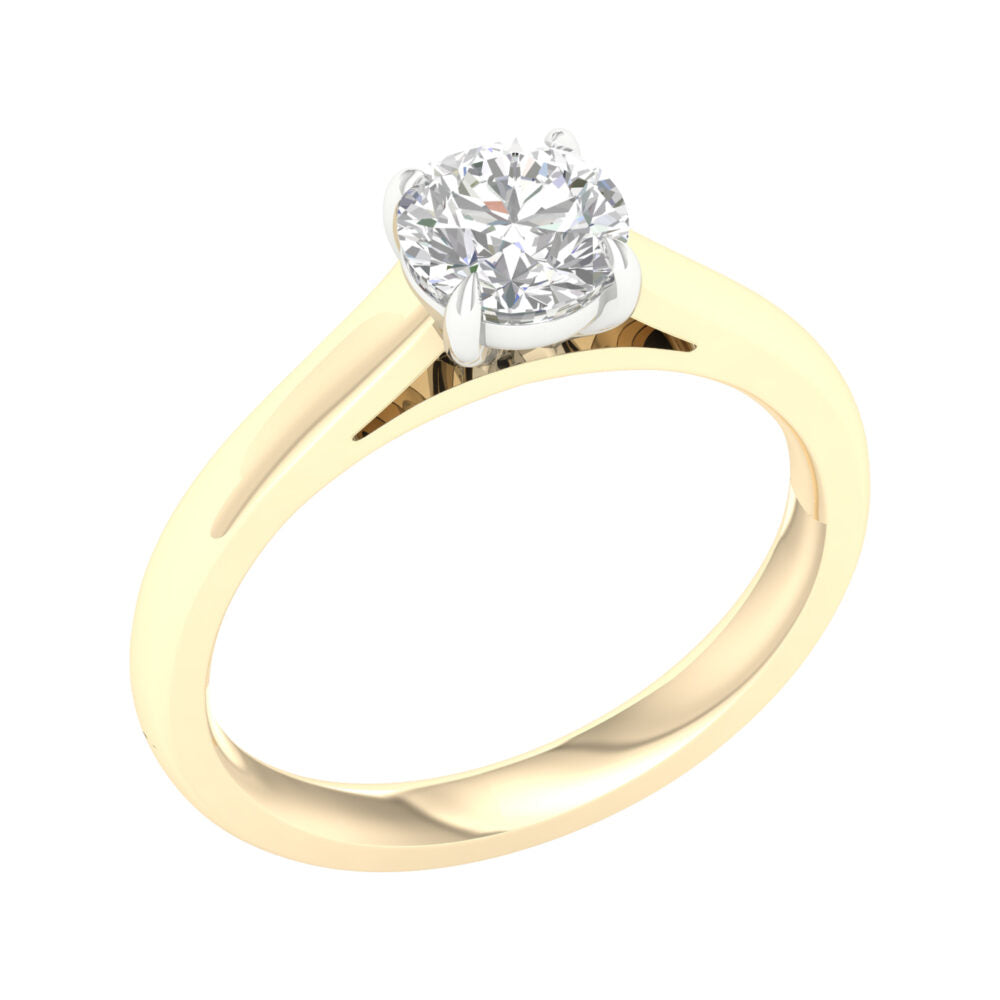 Lab-Grown Brilliant Cut Diamond Solitaire
