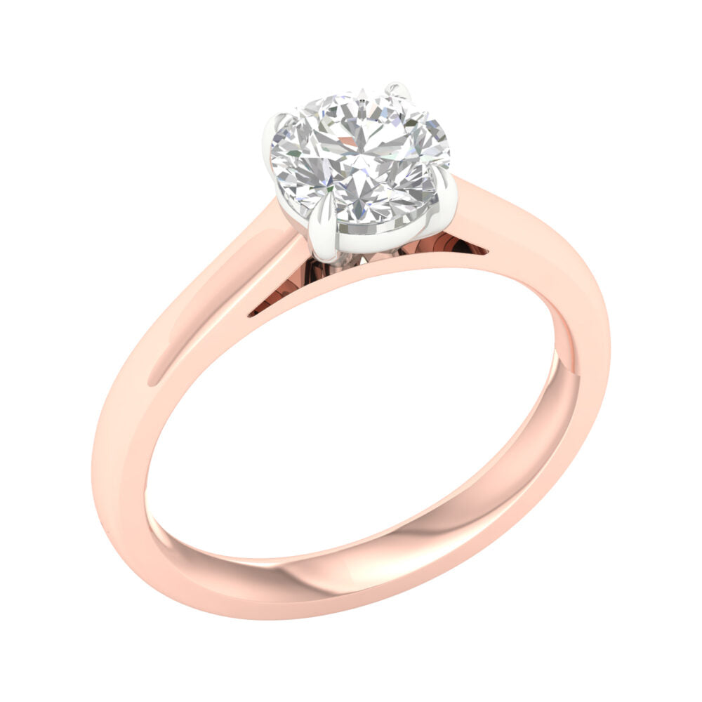 Lab-Grown Brilliant Cut Diamond Solitaire