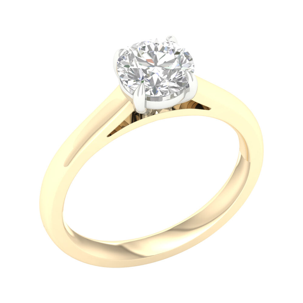 Lab-Grown Brilliant Cut Diamond Solitaire