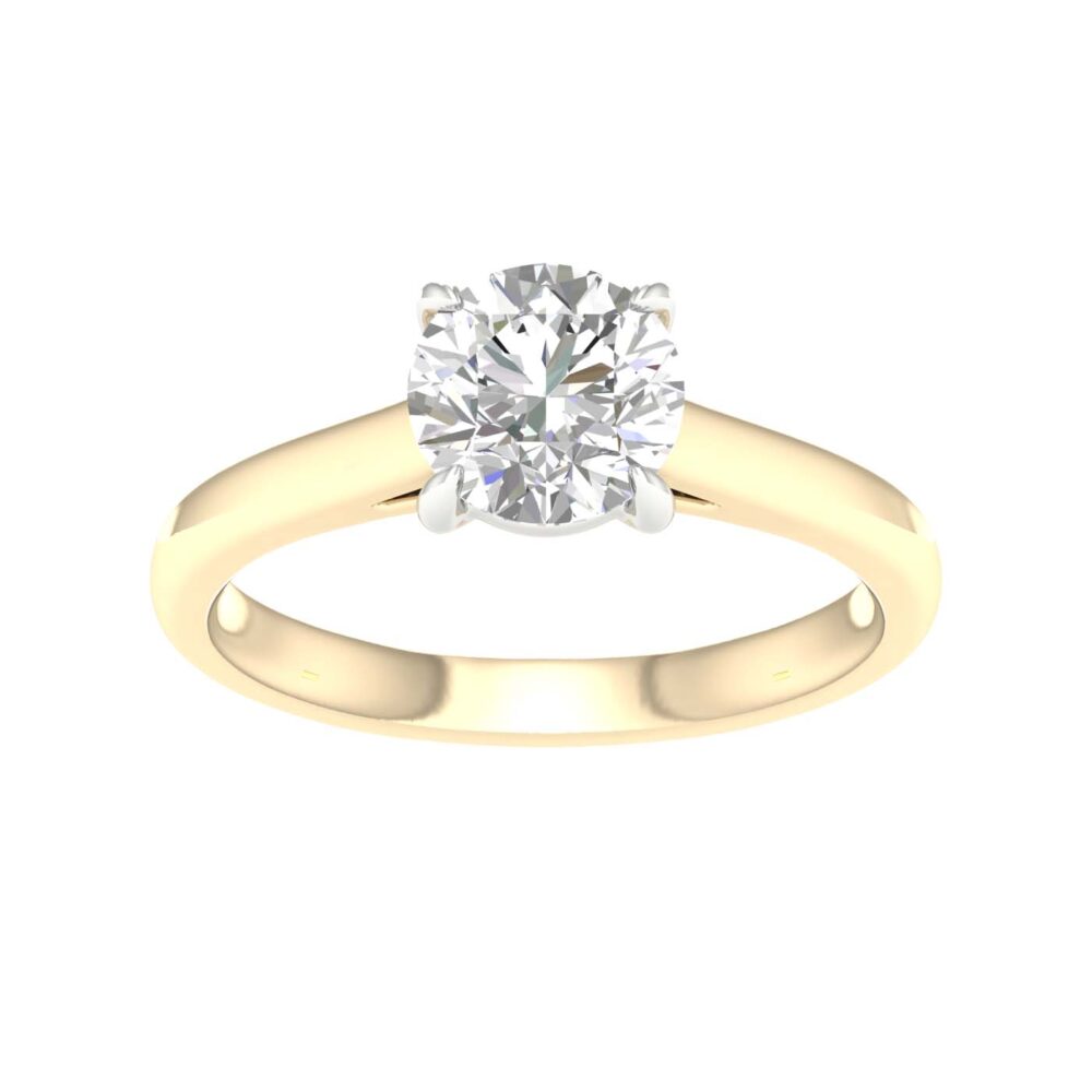 Lab-Grown Brilliant Cut Diamond Solitaire