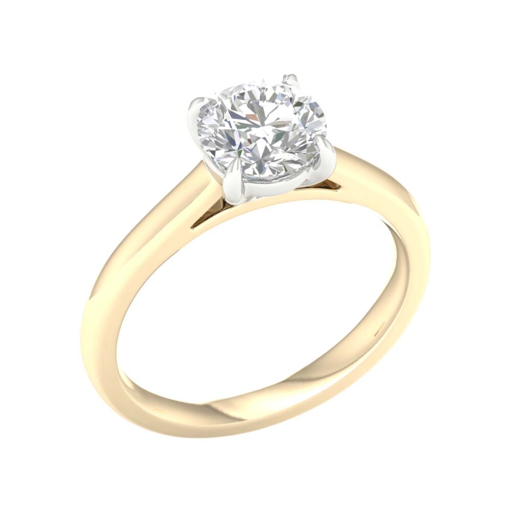 Lab-Grown Brilliant Cut Diamond Solitaire
