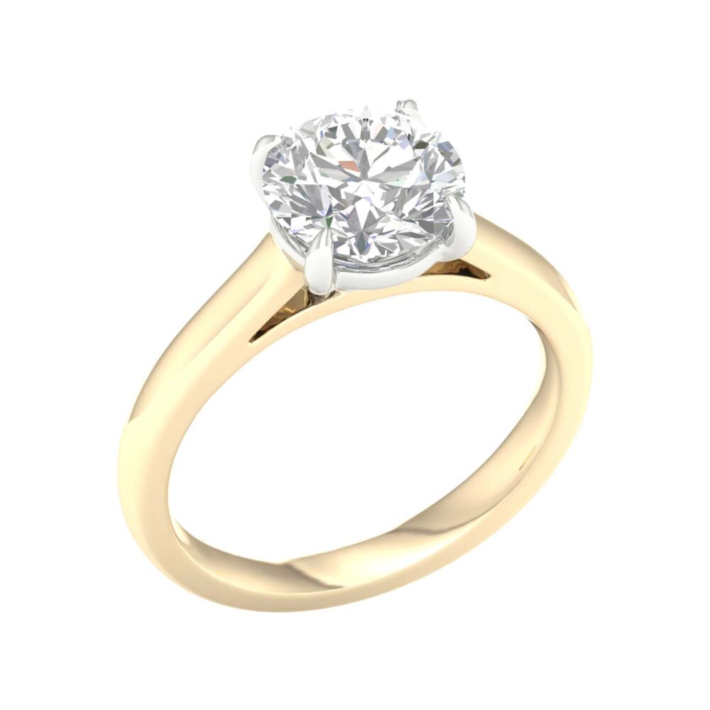 Lab-Grown Brilliant Cut Diamond Solitaire