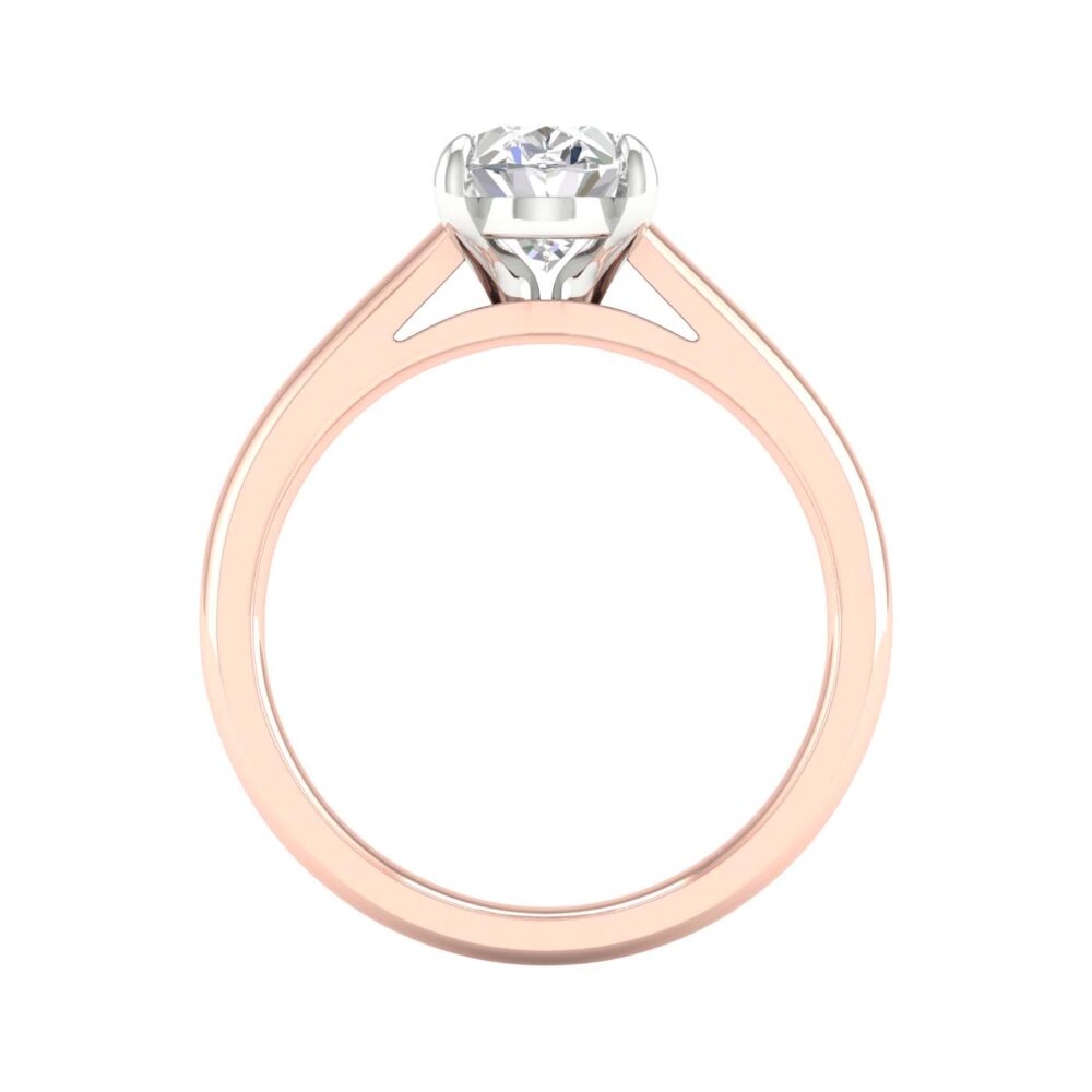 Lab-Grown Oval Cut Diamond Solitaire