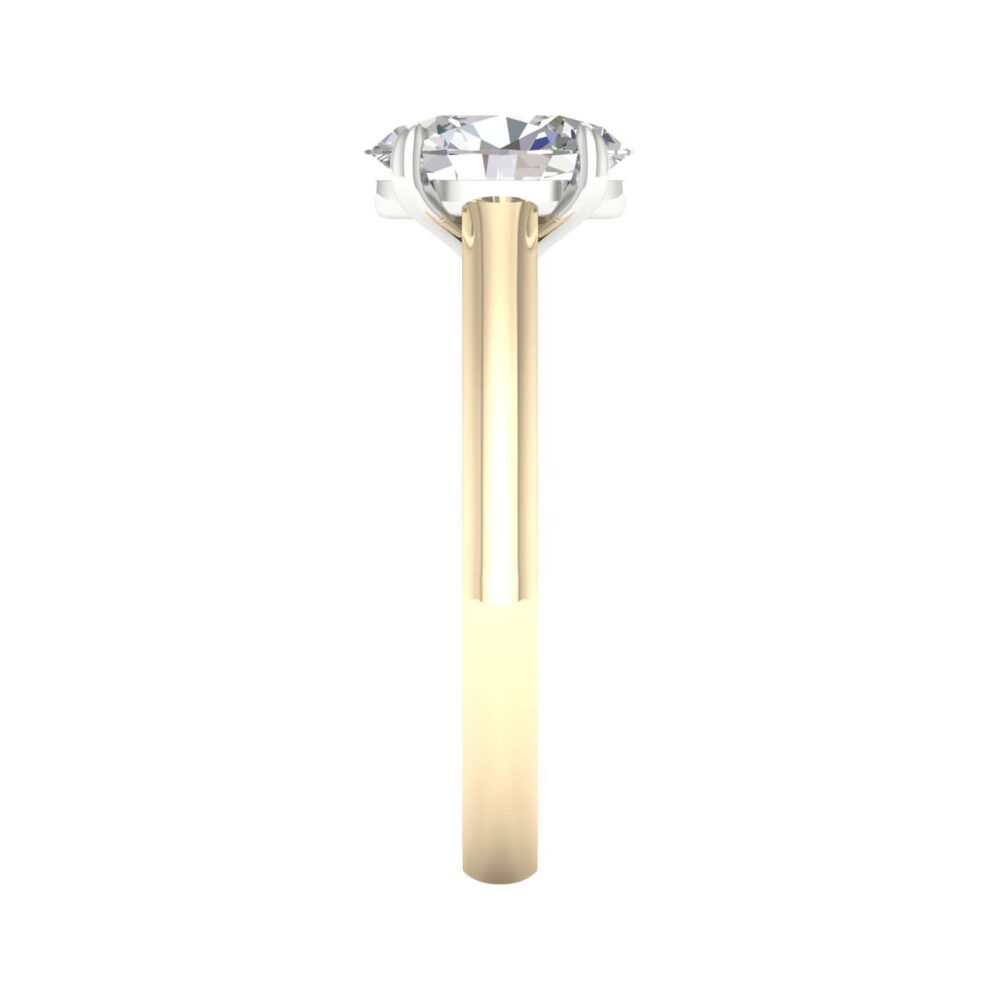 Lab-Grown Oval Cut Diamond Solitaire