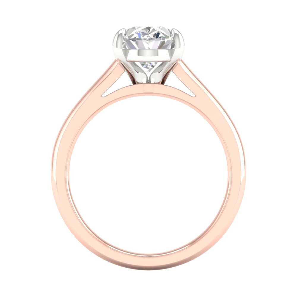 Lab-Grown Oval Cut Diamond Solitaire