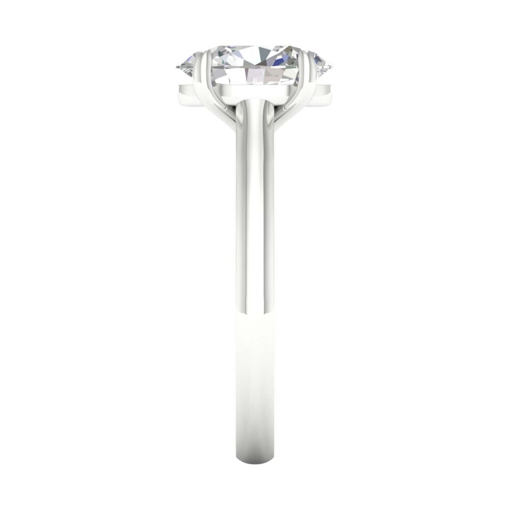 Lab-Grown Oval Cut Diamond Solitaire