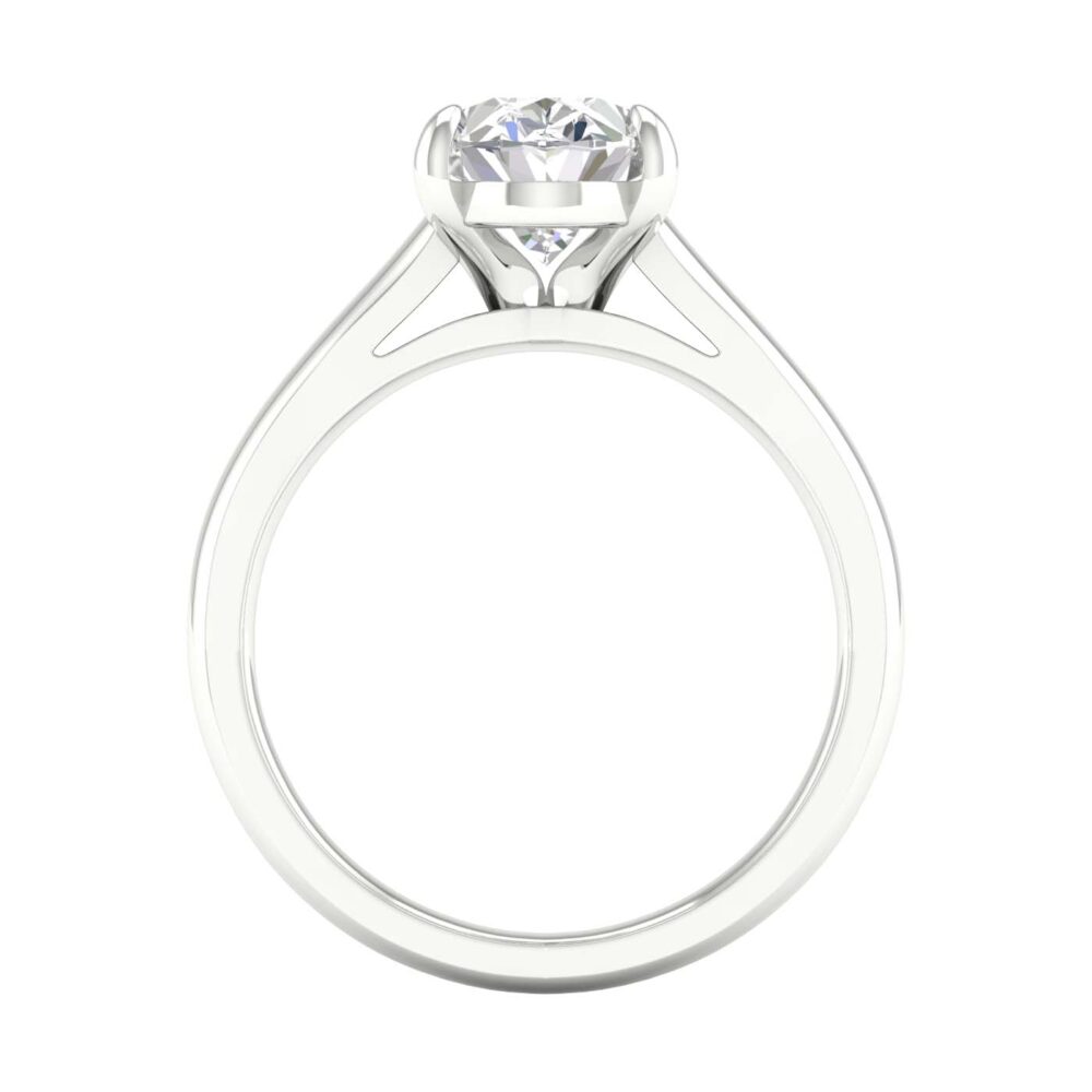 Lab-Grown Oval Cut Diamond Solitaire