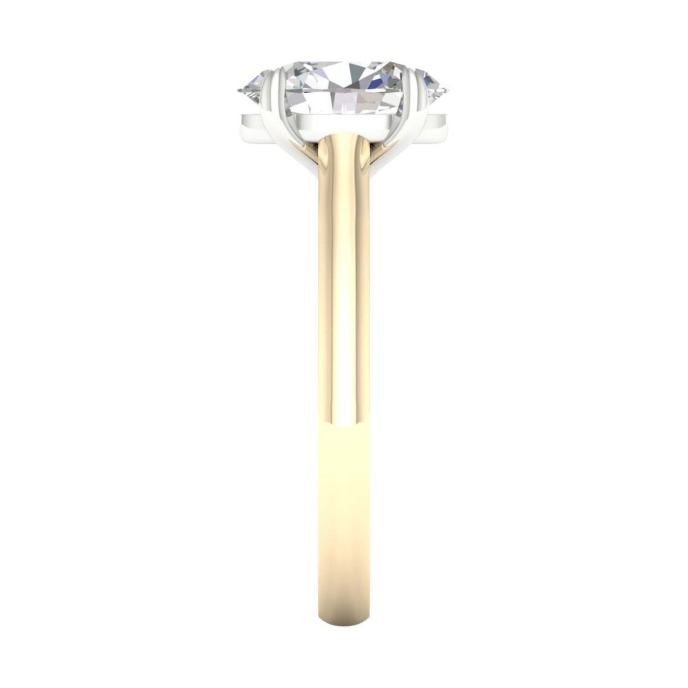 Lab-Grown Oval Cut Diamond Solitaire