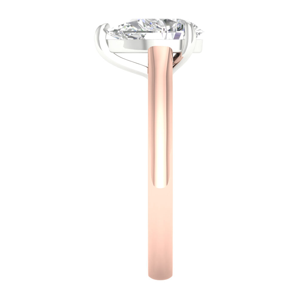 Lab-Grown Pear Cut Diamond Solitaire