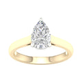 Lab-Grown Pear Cut Diamond Solitaire