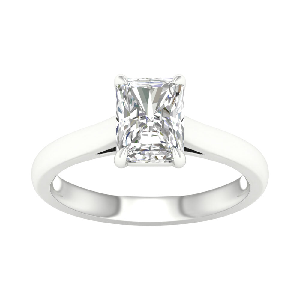 Lab-Grown Radiant Cut Diamond Solitaire