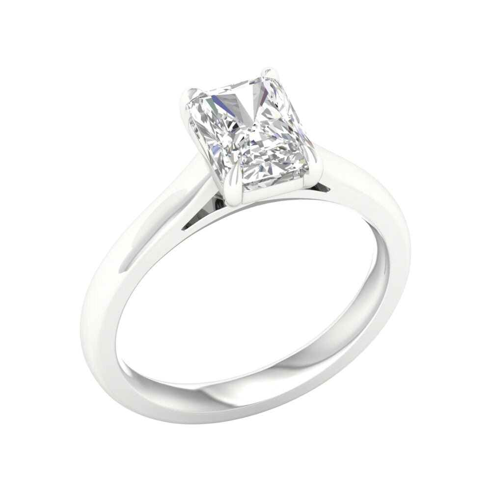 Lab-Grown Radiant Cut Diamond Solitaire