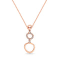 Rose Gold Diamond Necklace