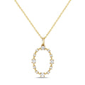 Modern Gold & Diamond Necklace