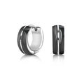 Satin Finish Huggie Earrings