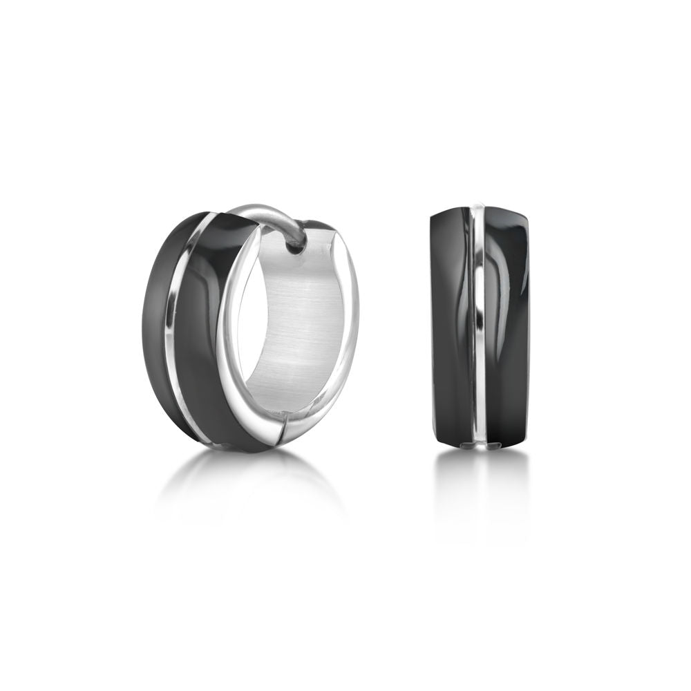 Satin Finish Huggie Earrings