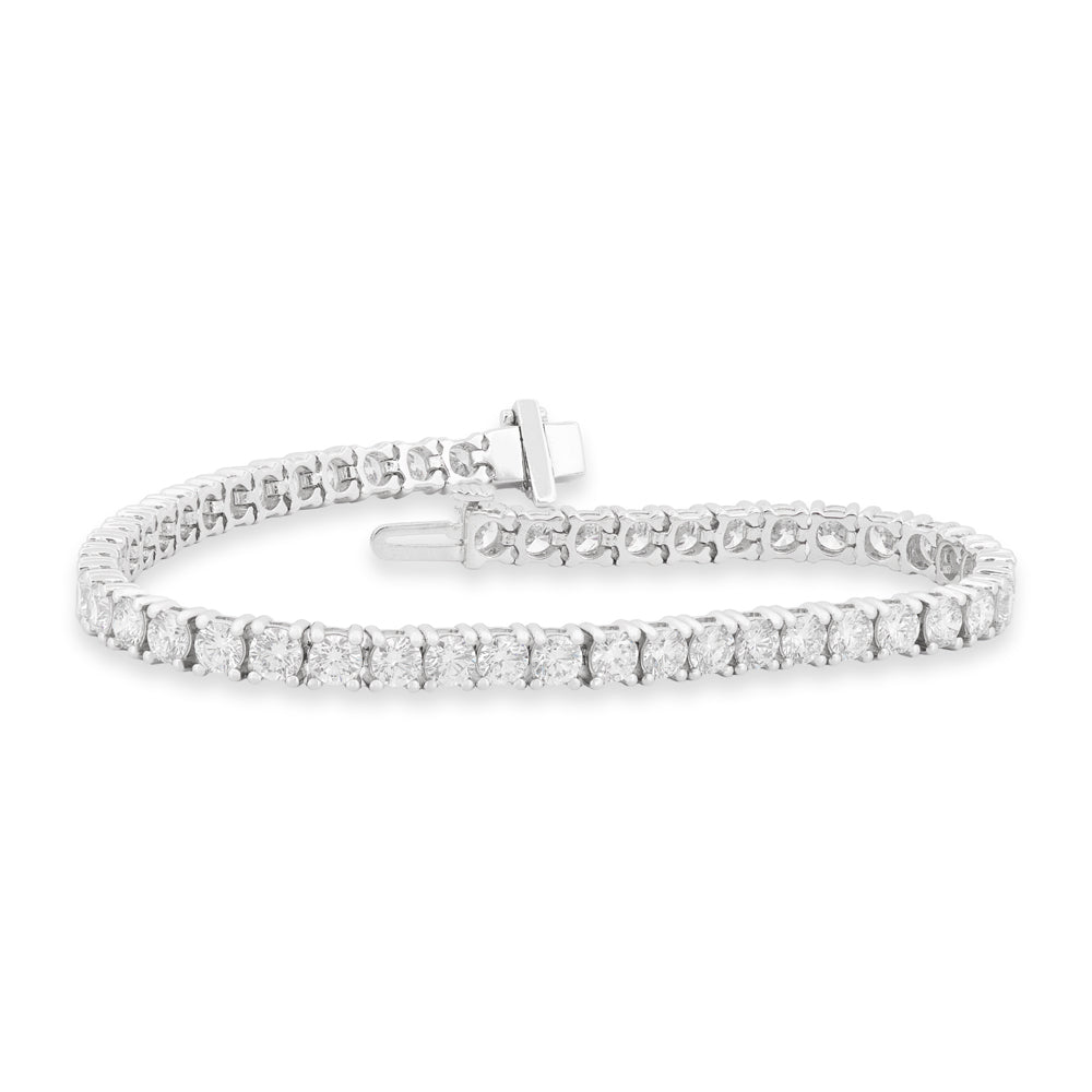 7.48ctw Lab-Grown Diamond Tennis Bracelet