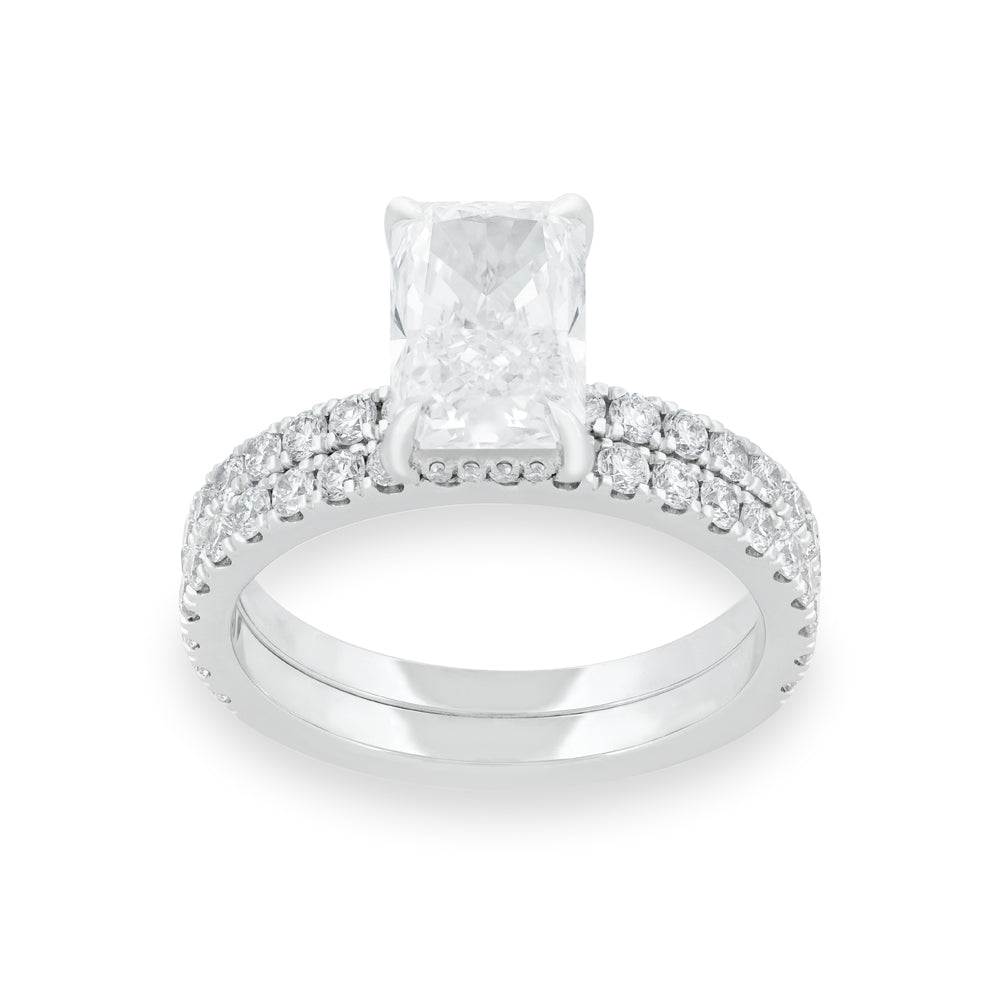 2.98ctw Lab-Grown Diamond Wedding Set