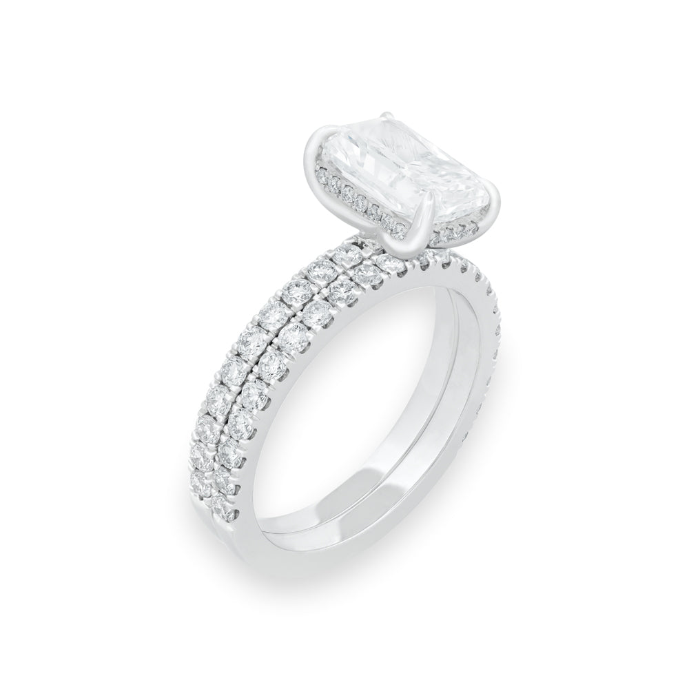 2.98ctw Lab-Grown Diamond Wedding Set